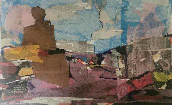 Landscape with reclining figure