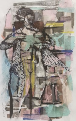 Figure in decorative attire