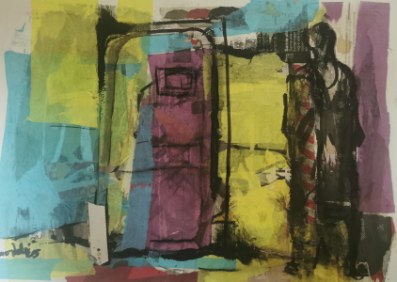 Two figures composition