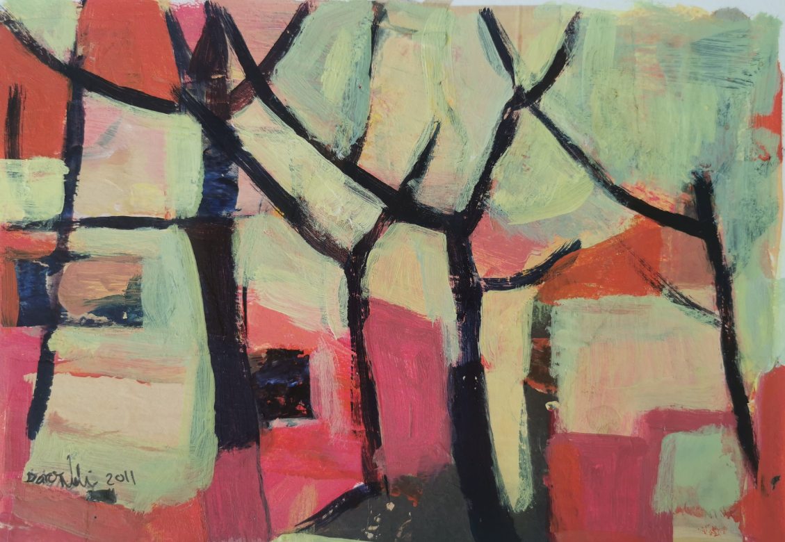 Trees in Abstract Landscape